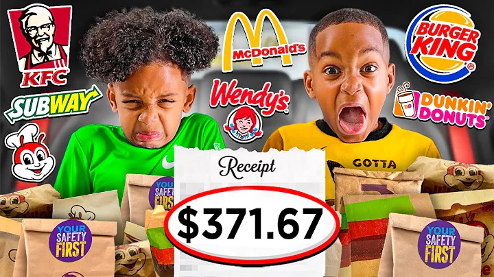 LETTING THE PERSON IN FRONT OF US DECIDE WHAT WE EAT FOR 24 HOURS | The Prince Family Clubhouse