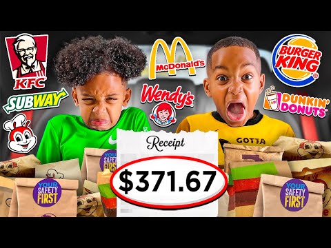 LETTING THE PERSON IN FRONT OF US DECIDE WHAT WE EAT FOR 24 HOURS | The Prince Family Clubhouse