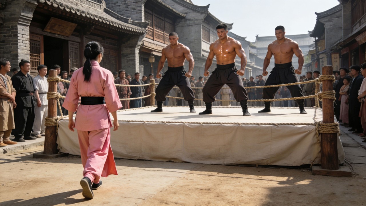 惡霸當眾嘲笑小女孩，誰料她竟是拳王傳人，一拳直接秒殺！⚔️馬永貞之爭霸上海灘