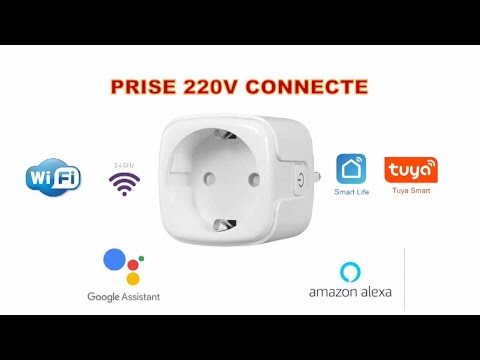 PRISE 220V CONNECTE (WIFI 2.4GHz)