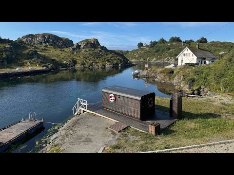 Hidden Island Paradise in Norway???????? Walking from Røvær Harbor to Røvær Hav hotel.