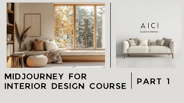 Midjourney for Interior Design Course: Part 1- Learn How to Get Started & Create Basic Prompts