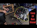LS Engine Run Stand Build and First Start!