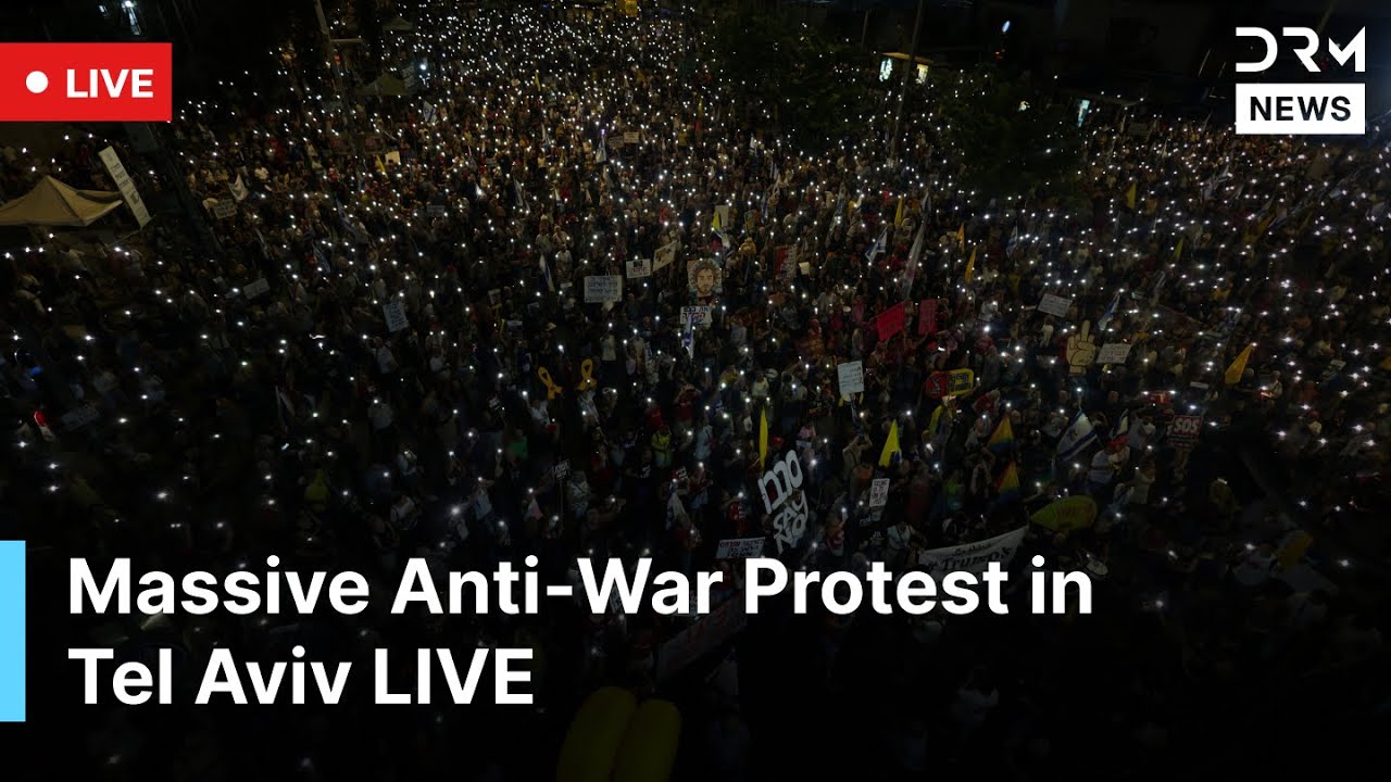 LIVE: Thousands of Israelis Protest Against Israeli PM Netanyahu, Gaza War | AC1G