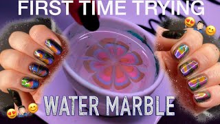 Full Beginner tries WATERMARBLING! Tips & Tricks Guide