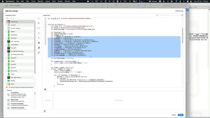 OCR Receipt Extraction with Tap Forms 5, Shortcuts and Vuescan
