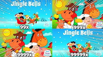 Super Simple Songs Good Morning Mr Rooster & Jingle Bells Intro Getting 999999x Speed