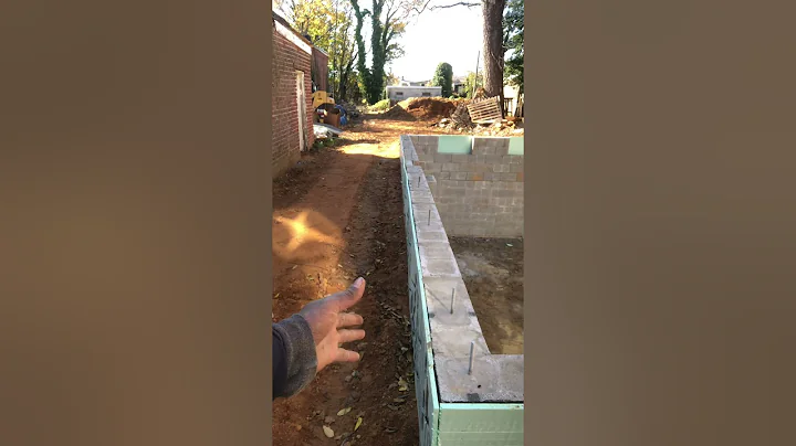 Foundation wall Tar and insulating￼