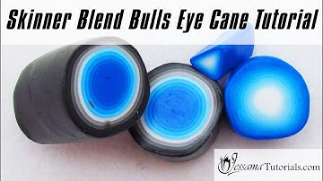 Getting Started with Polymer Clay: Skinner Blend Bulls Eye Cane Tutorial