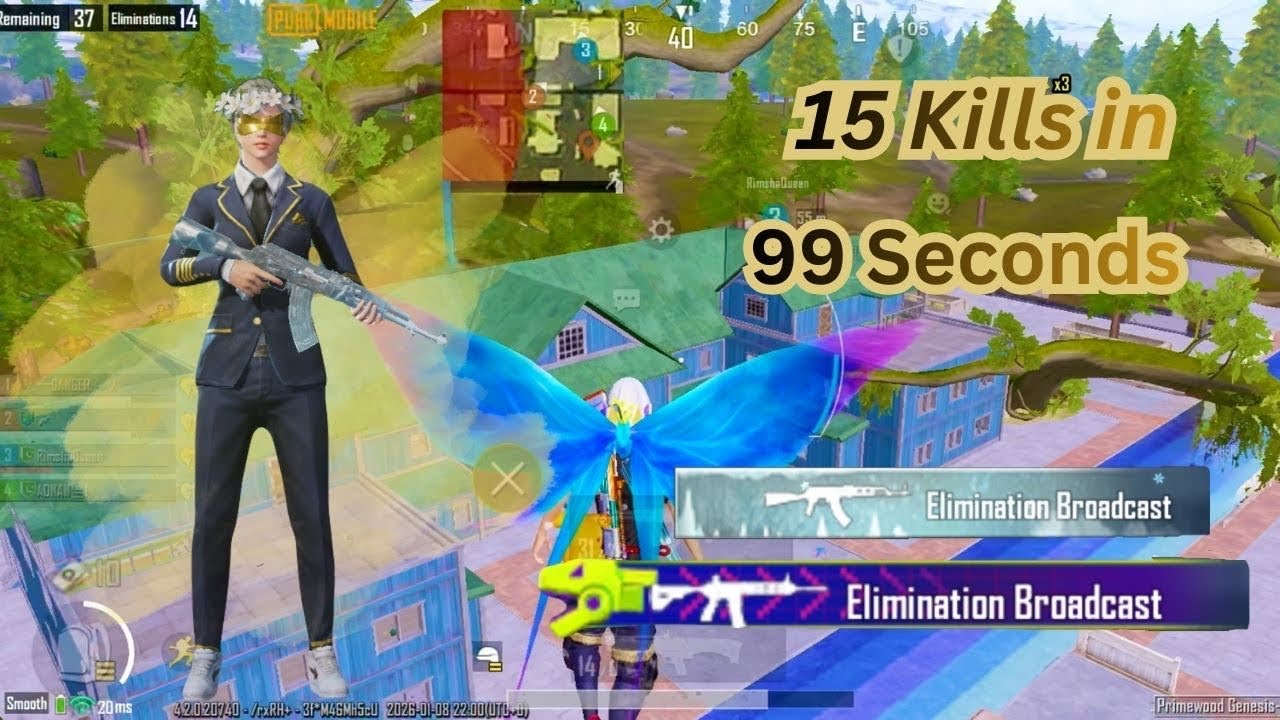 15 Kills in 99 Seconds 😈 | PUBG Mobile Insane Rush Gameplay | No Mercy | PUBG Mobile BGMI