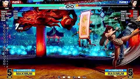 KOF XV:  LUONG corner pressure setup concept
