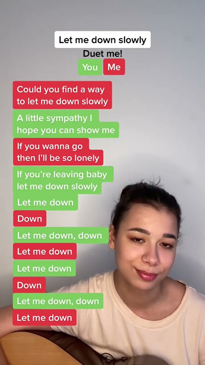 let me down slowly - alec benjamin 🎤 #duet #karaoke #letmedownslowly #alecbenjamin