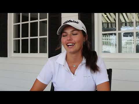 Alexa Pana Second Round Interview | 2022 Carolina Golf Classic