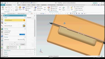NX  CAD CAM Mold Design subtract And splitting  part core cavity product