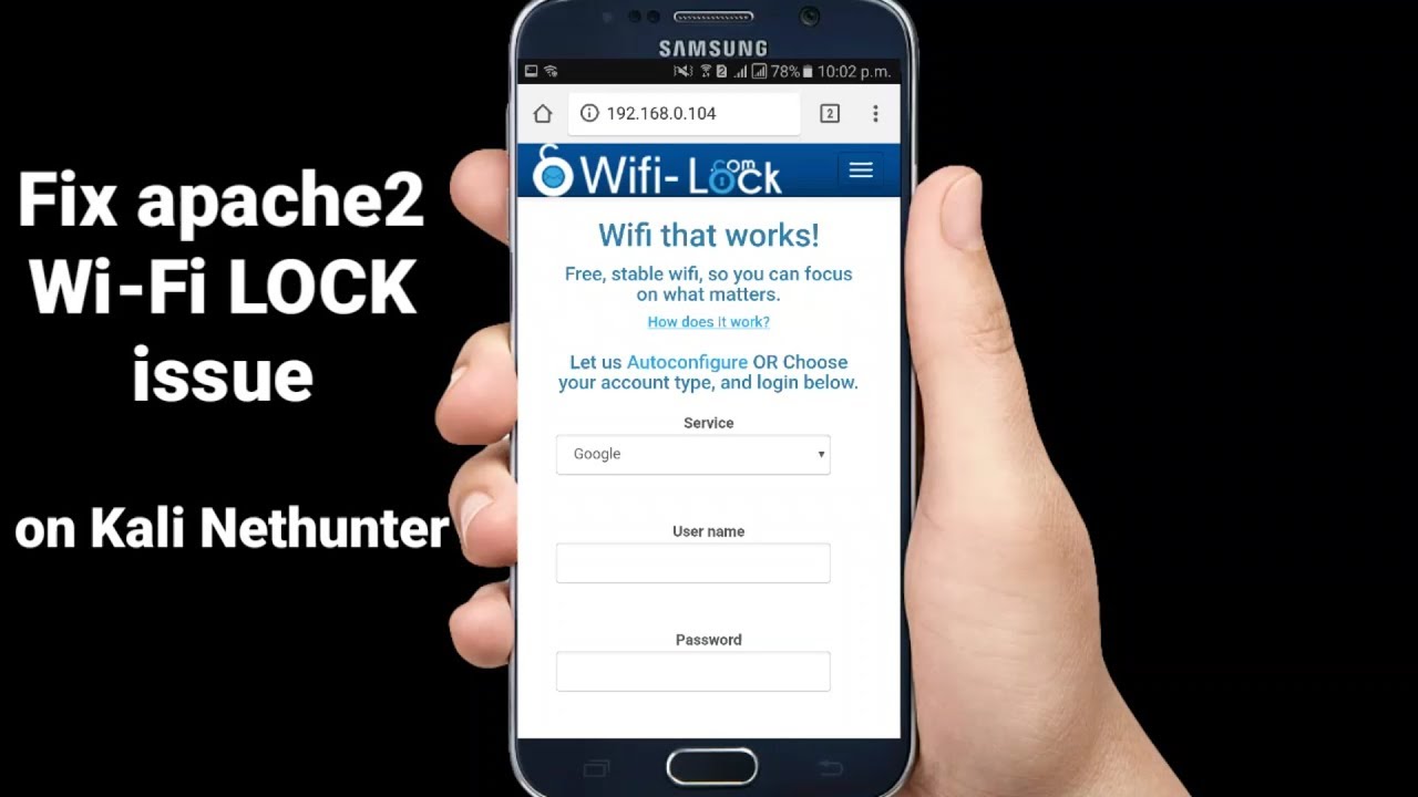 Fix Apache2 Wifi Lock Issue On Kali Nethunter YouTube Fix apache2 wifi lock issue on kali nethunter youtube