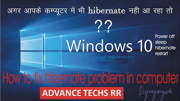 how we can fix hibernate option problem in window 7,8,10 pc/laptop||computer me hibernate na aaye to