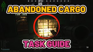 Abandoned Cargo Task Guide - Customs - Escape from Tarkov #escapefromtarkov #tarkov