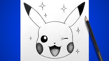 How To Draw Pikachu Easy Step By Step | Pikachu Pokémon Drawing Tutorial For Beginners