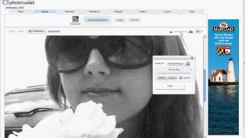 How to do color splash photos on Photobucket.