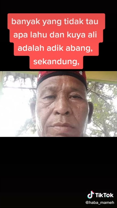 Apalahu dan kuya ali ternyata adek abang kandung!!!????