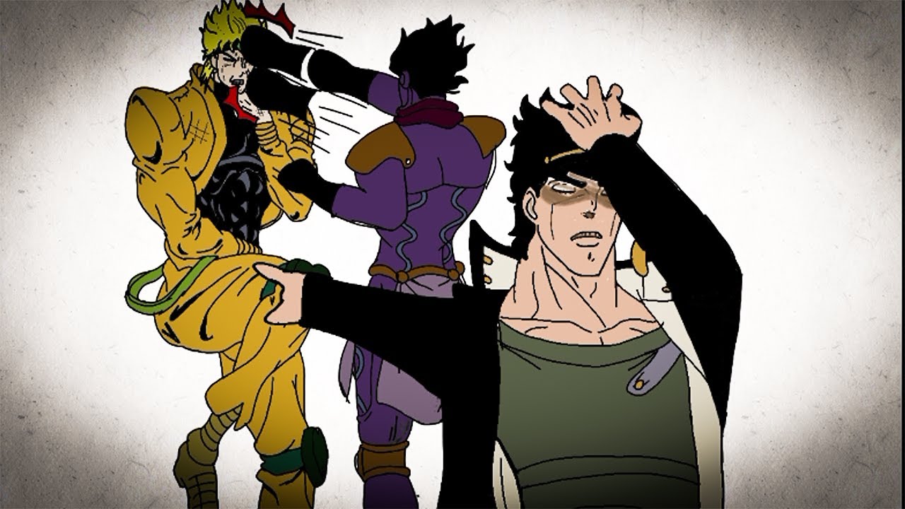 Jotaro Kujo Does the Naoya Hair Flip 💀 | Anime Animation Meme