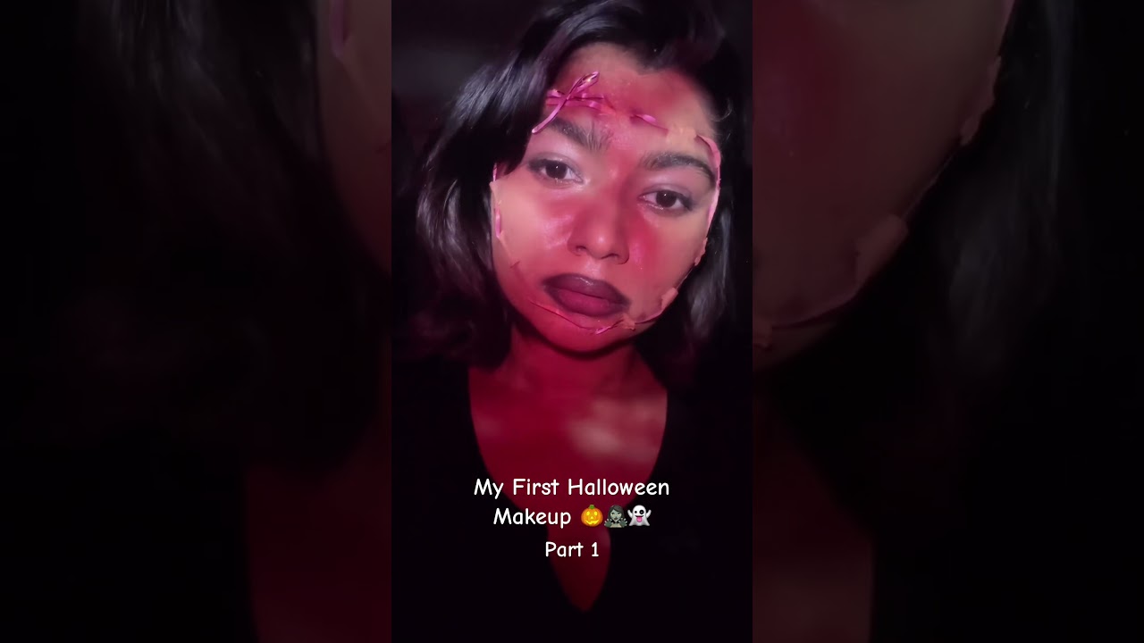 My First Halloween makeup 