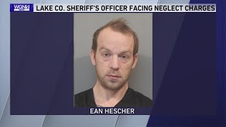 Northwest Indiana officer charged with neglect of child; dog found in car with feces