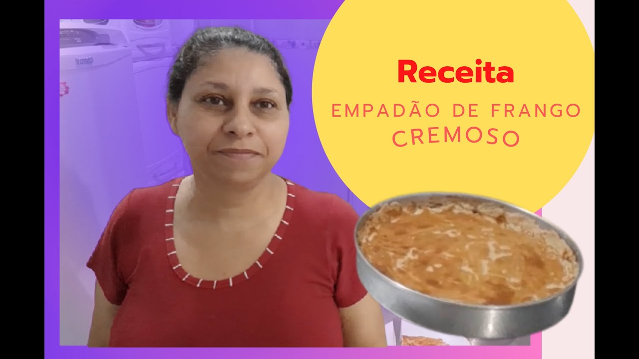 Receita de empadão de frango cremoso
