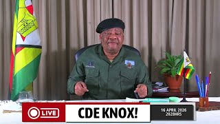Cde Knox Chivero live: Munangagwa anoenda chete!