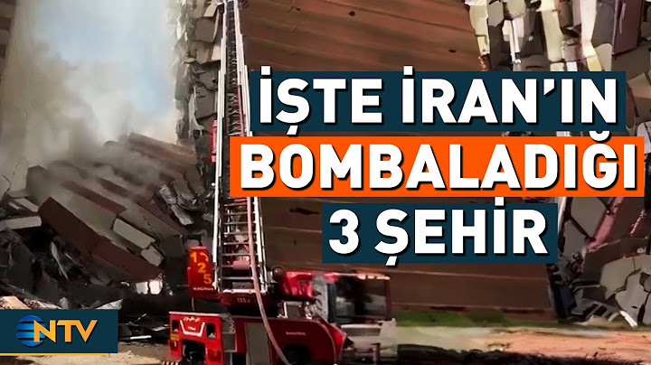 İran, İsrail'in Bu 3 Şehrini Gece Boyunca Bombaladı! | NTV