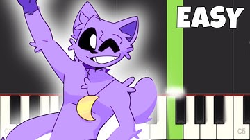 Catnap and Dogday Dance! EASY Piano Tutorial