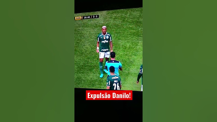 Expulsão Danilo do Palmeiras contra o Atlético-MG. #libertadores
