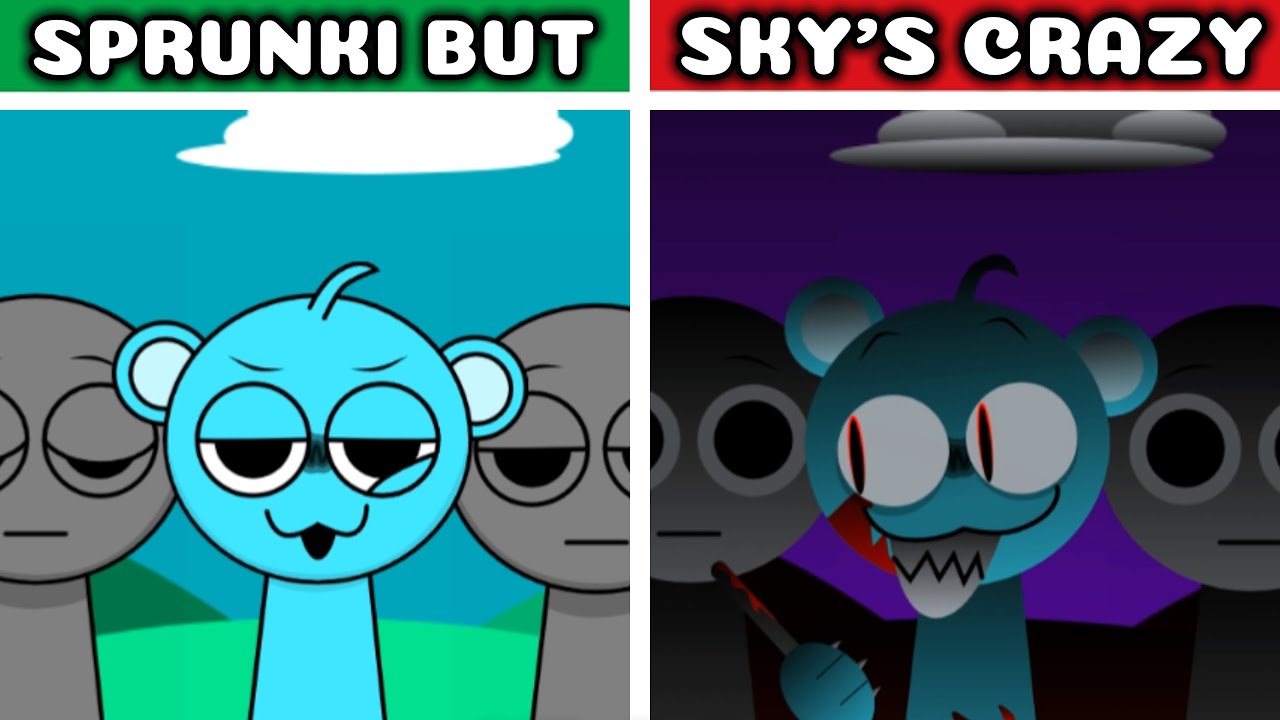 Incredibox Sprunki But Sky’s Crazy — Phase 1 vs Phase 2: Who Did It Better?