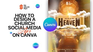 Church Flyer Template Design Social Media | Canva Tutorial screenshot 5