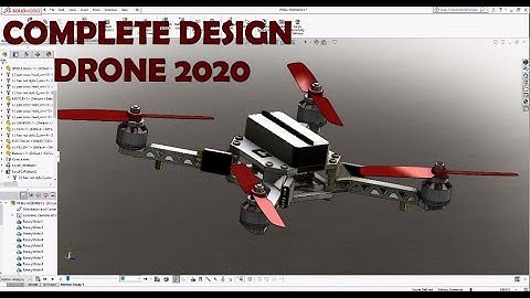 Solidworks REAL Animation - Drone 2020