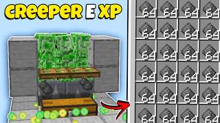 Farm de CREEPER MUITO FÁCIL no Minecraft Bedrock 1.21/26.1