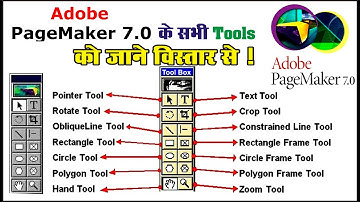 Adobe PageMaker में Tool Box के सभी Tolls  का Use कैसे करे || How to Use Toolbox in PageMaker ||