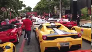 Comemoração dos 70 anos da Ferrari. São Paulo, 11 de novembro de 2017