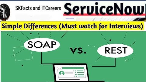 Rest vs SOAP || Difference of REST  SOAP api web services || #webservices #servicenow #integration