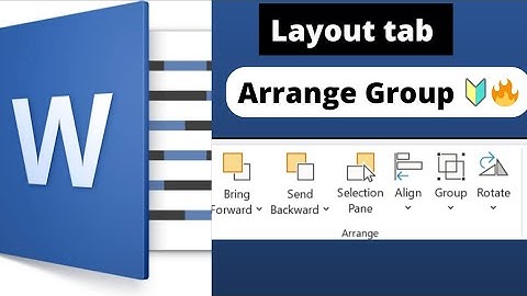 Arrange Group 🔰🔥   हिन्दी में सीखे || MS Word ||  Layout tab  ||  #technicalatul 🔱