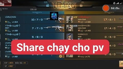 Hack cf mobile / share chạy dành cho pv cho ae đi rank / Rank buổi trưa kèo 2-3( Quang Hoa Hông)