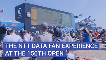 The NTT DATA fan experience at the 150th Open