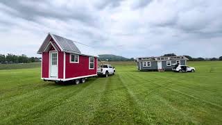 Here comes our Incredible Tiny Homes “Strawberry Shack” 🍓8’x16’ RJO (Randy Jones Original) $19,900 🥰