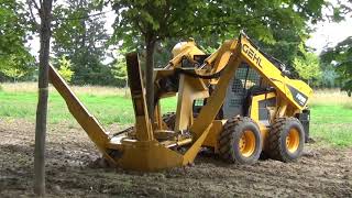 600i Skid Steer Tree Spade Trailer