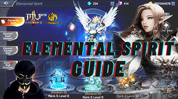 [MU ORIGIN 2] TIPS ON ELEMENTAL SPIRIT!