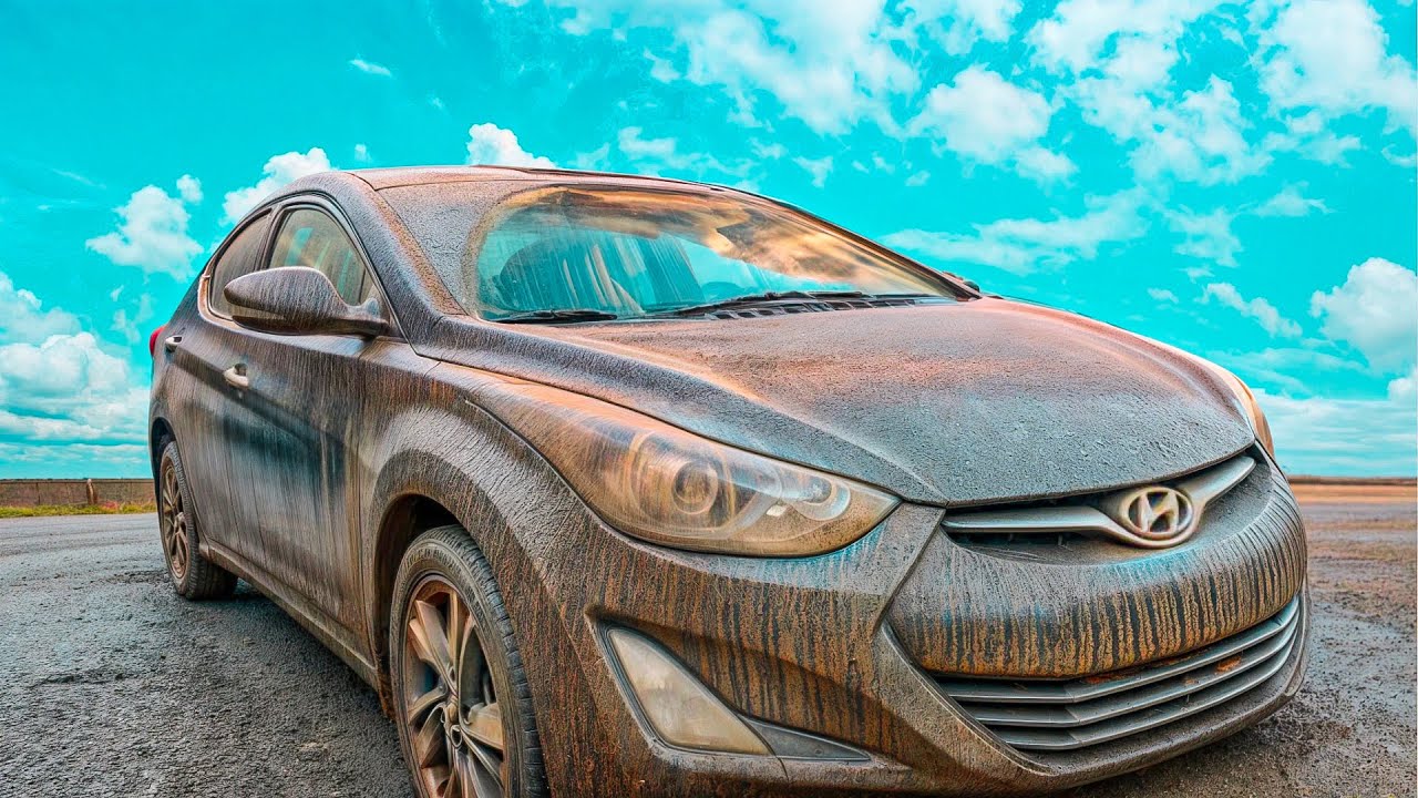 ABANDONED HYUNDAI ELANTRA| First wash in 10 years!!!