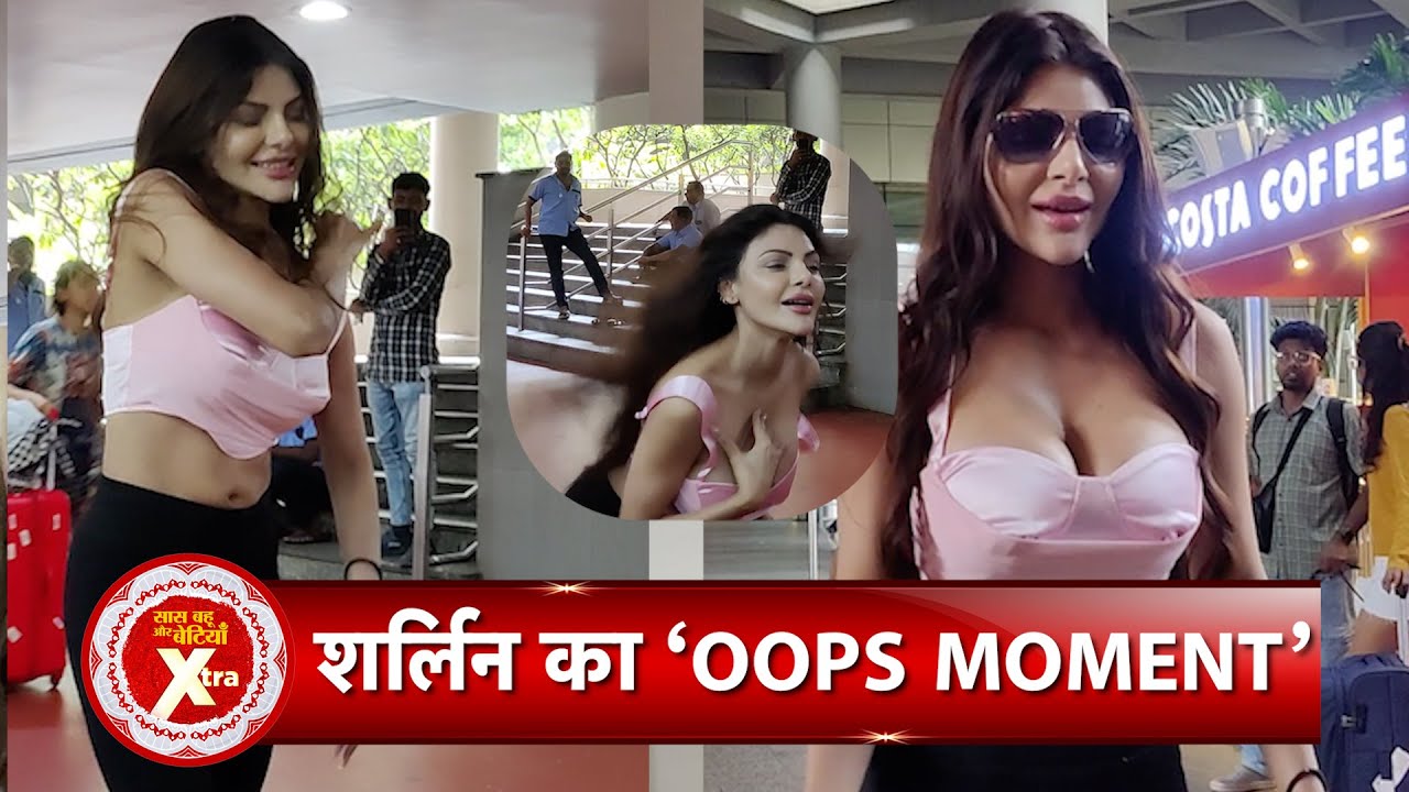 Sherlyn Chopra Suffers Major OOPS Moment As Her Top Slips Revealing Her