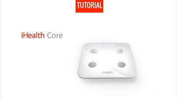 How to unpack and first use the connected scale iHealth Core