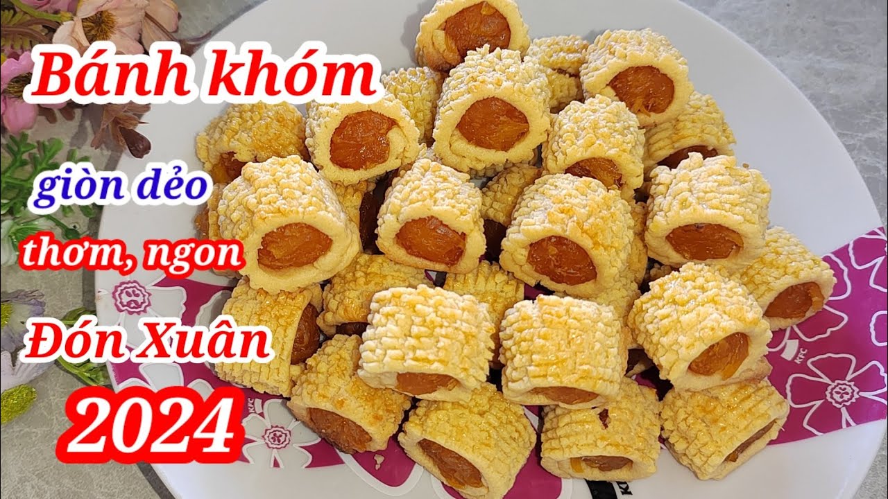 Cách làm Bánh khóm giòn dẻo thơm ngon rất đơn giản đón Tết sum vầy bên gia đình