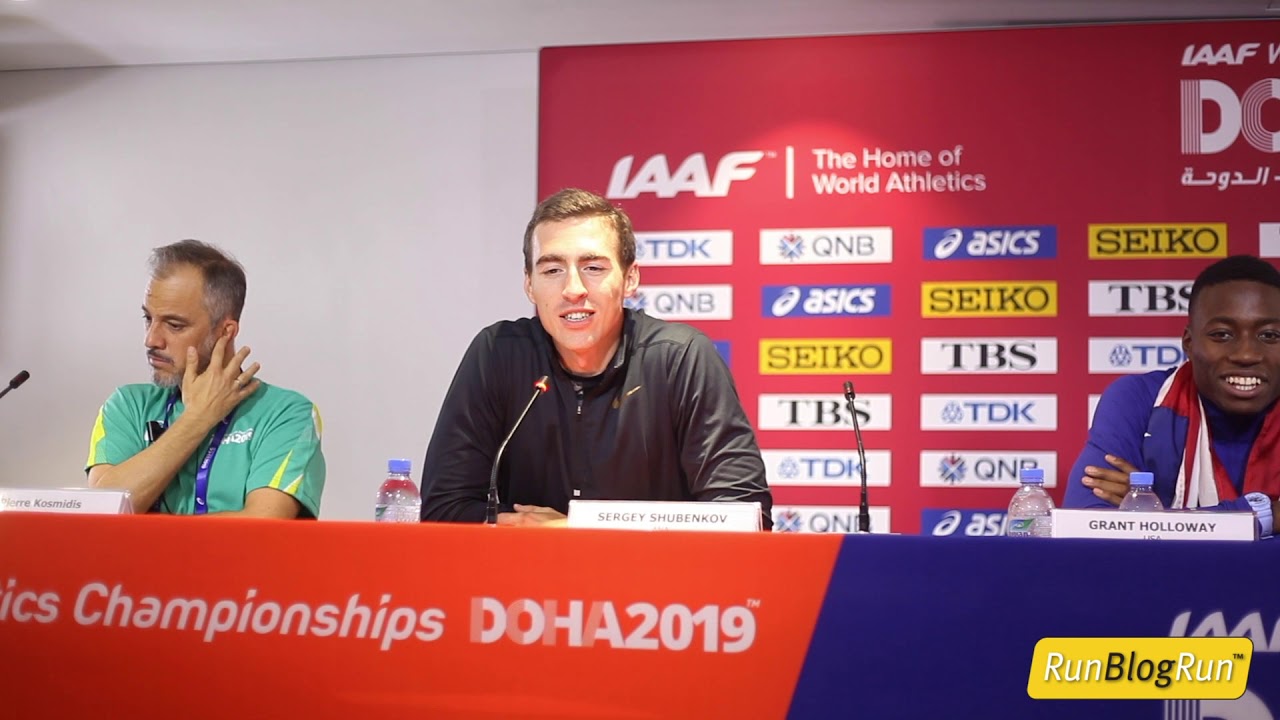 Doha WC 2019 - Men's 110m Hurdles Final Press Conference